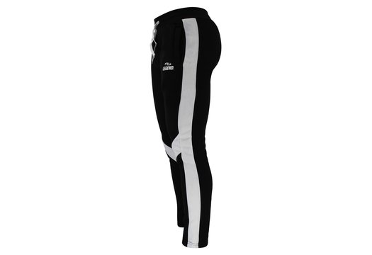 Joggingbroek dames/heren zwart Fleece