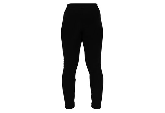 Joggingbroek dames/heren zwart Fleece