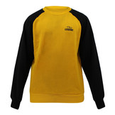 Trui/sweater dames/heren  Geel fleece