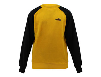 Trui/sweater dames/heren  Geel fleece