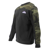 Pullover/sweater ladies/men Black Camo fleece
