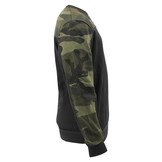 Pullover/sweater ladies/men Black Camo fleece