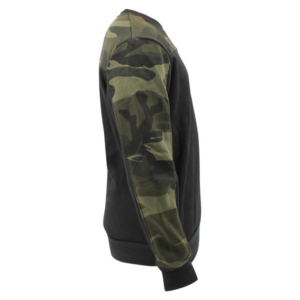 Pullover/sweater ladies/men Black Camo fleece