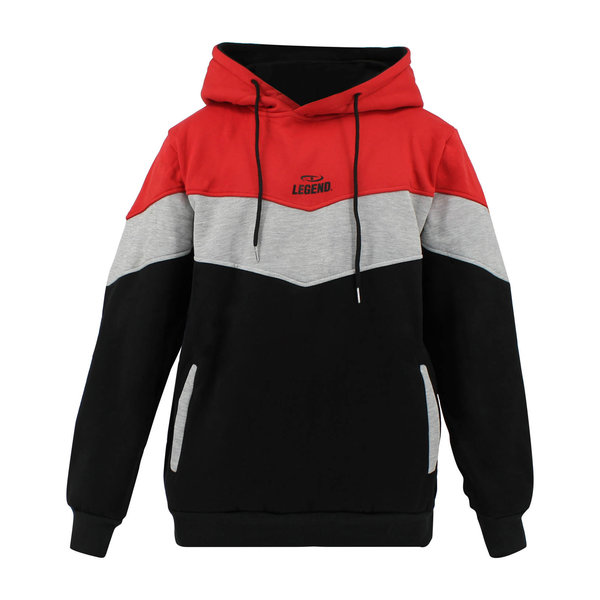 Hoodie Legend tricolore ladies/men Red fleece