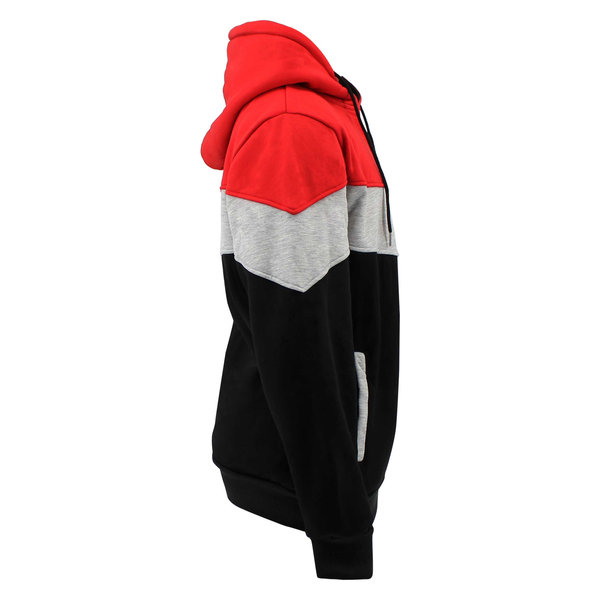 Hoodie Legend tricolore ladies/men Red fleece