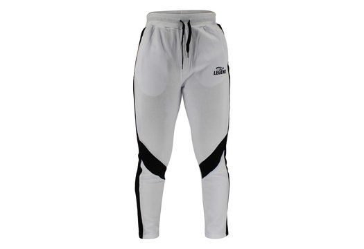 Joggingbroek dames/heren Wit Fleece