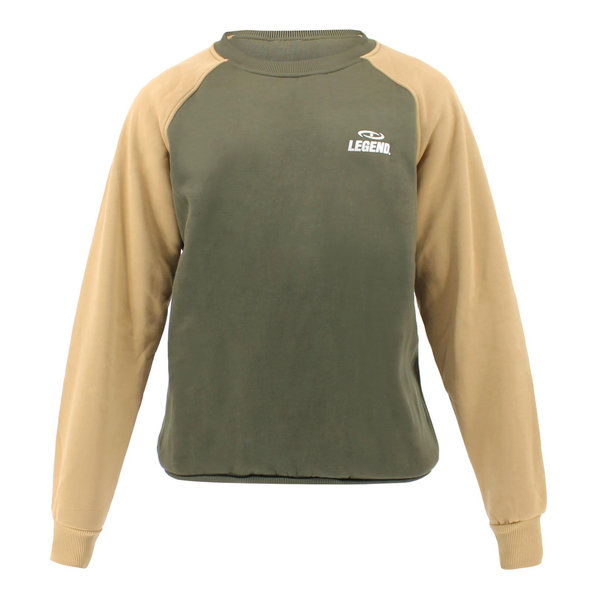 Trui/sweater dames/heren Groen Fleece