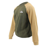 Trui/sweater dames/heren Groen Fleece