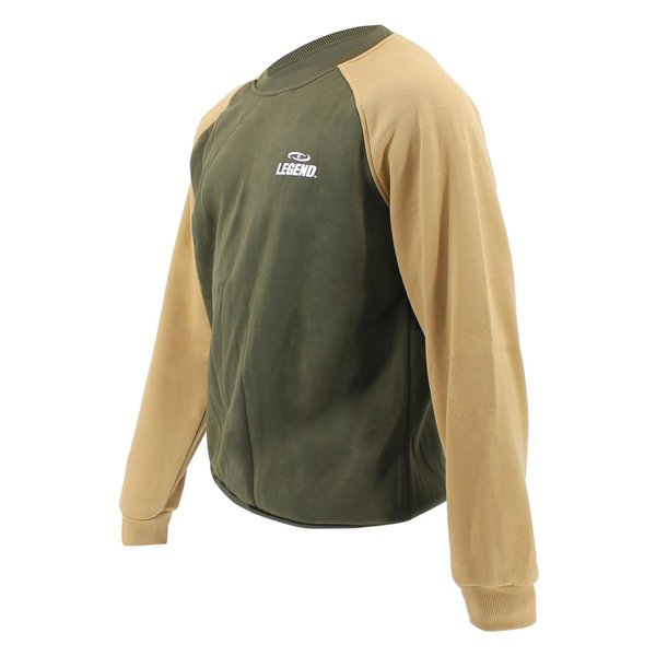 Trui/sweater dames/heren Groen Fleece