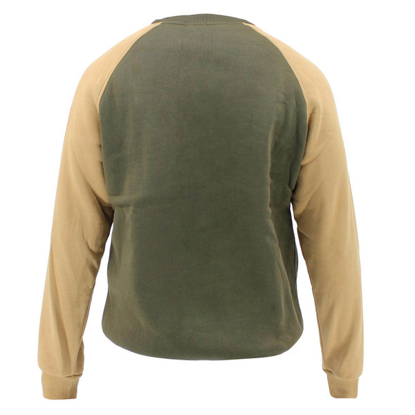 Trui/sweater dames/heren Groen Fleece