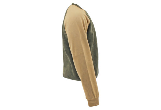 Trui/sweater dames/heren Groen Fleece