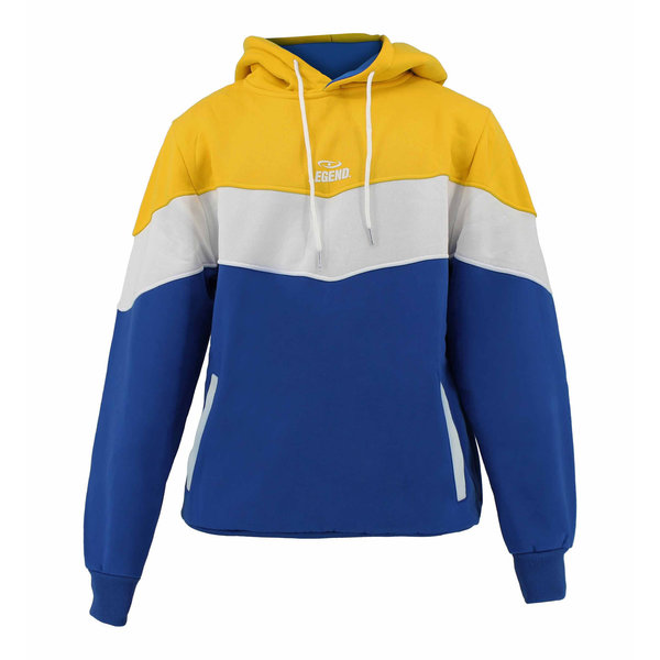 Hoodie Legend tricolore ladies/men Yellow fleece