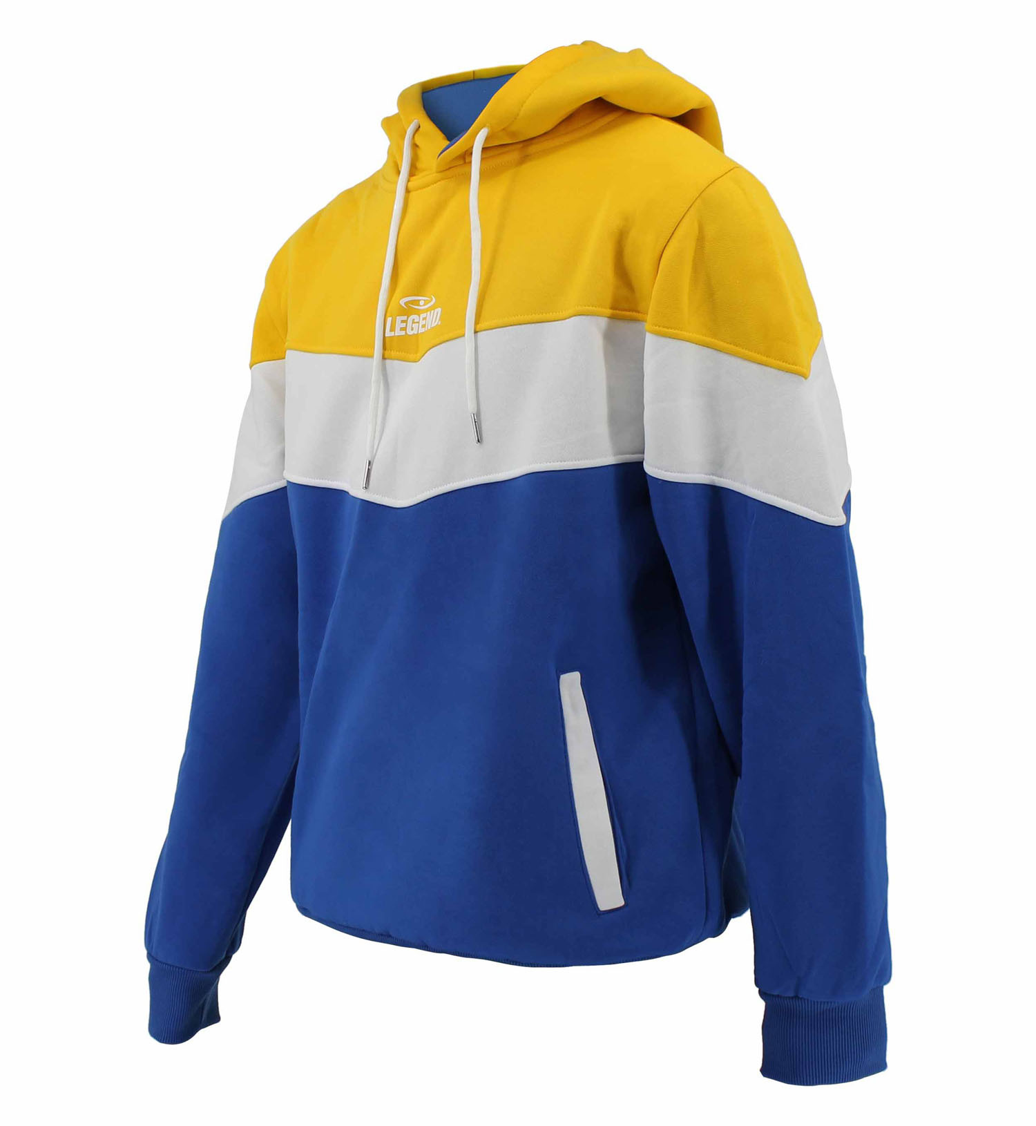 Hoodie Legend tricolore ladies/men Yellow fleece