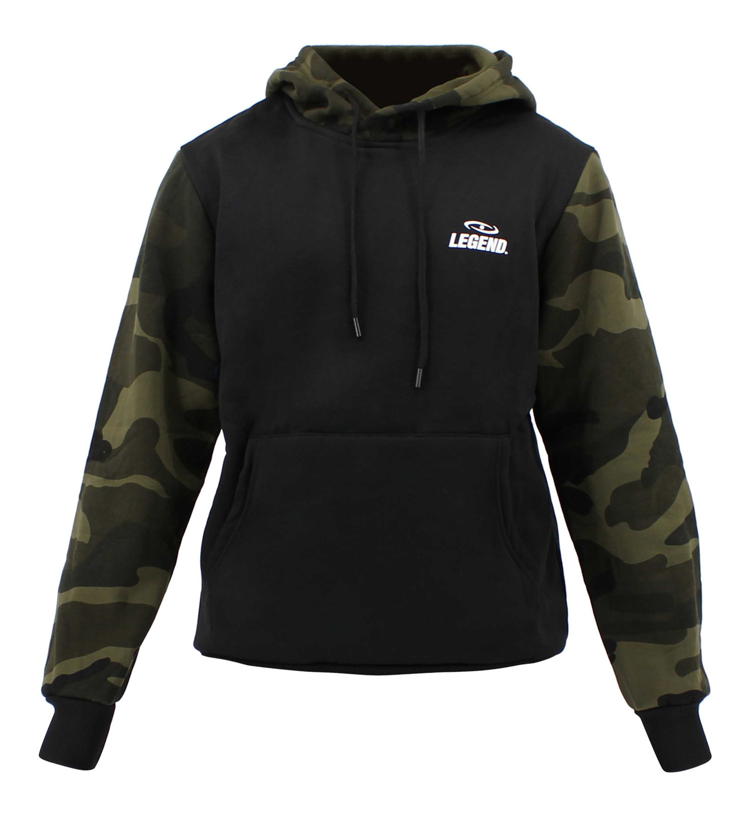Hoodie dames/heren Zwart Camo fleece Hoodie dames/heren Zwart Camo fleece