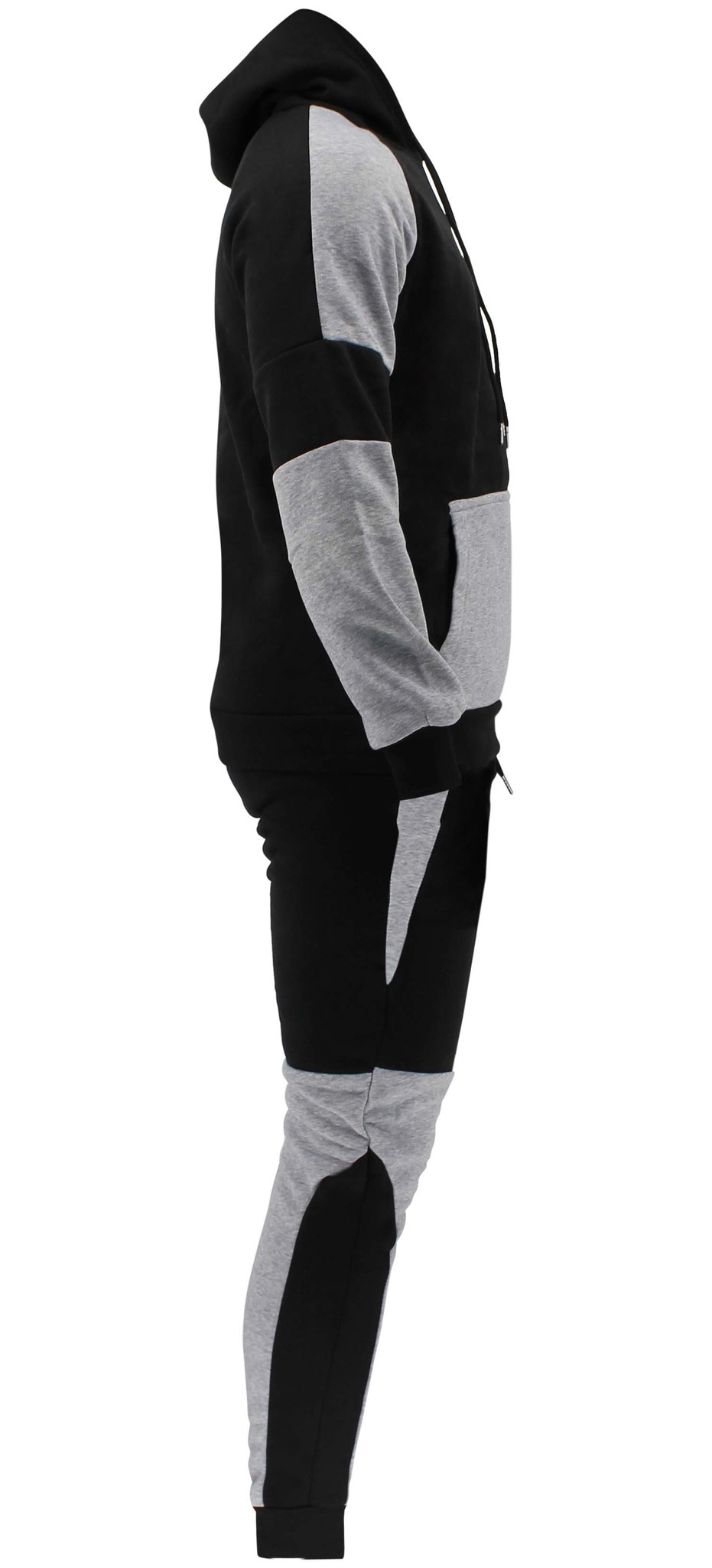 Joggingpak Heren/Dames Zwart/Grijs Legend