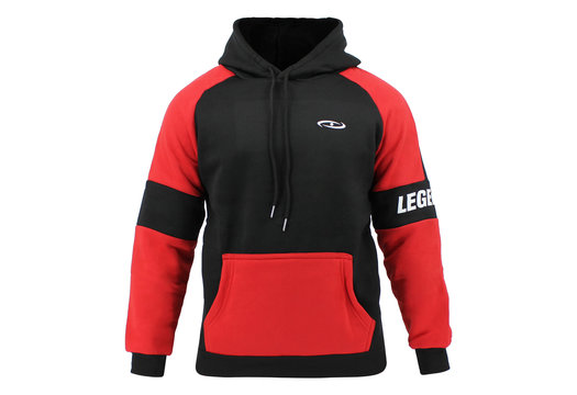Joggingpak Heren/Dames Zwart/Rood Legend