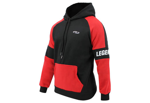 Joggingpak Heren/Dames Zwart/Rood Legend