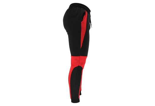 Joggingpak Heren/Dames Zwart/Rood Legend
