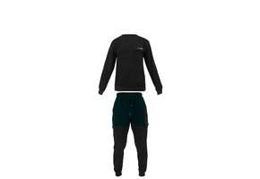 Joggingpak Heren/Dames Zwart Legend