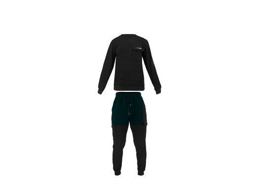 Joggingpak Heren/Dames Zwart Legend - Copy