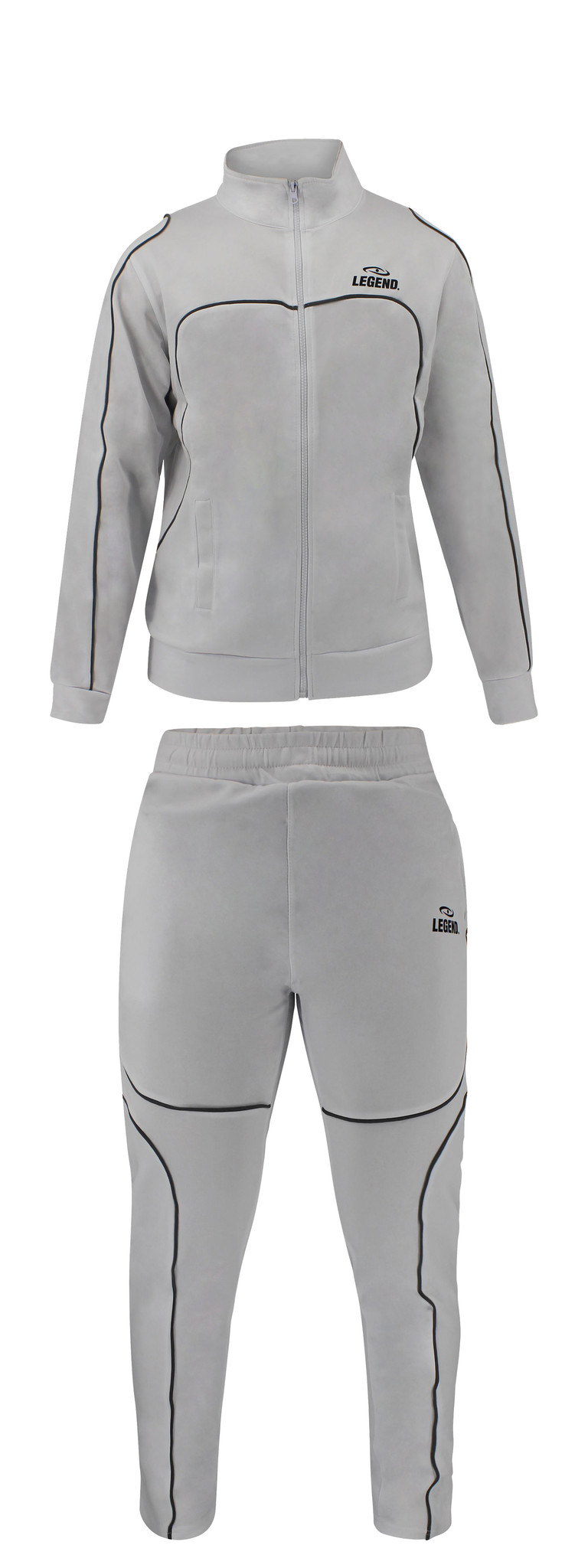 Tracksuit ladies/men reflect white