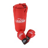 Bokszak Kind met Handschoenen Rood 1-7 jaar Bokszak Kind met Handschoenen Rood 1-7 jaar