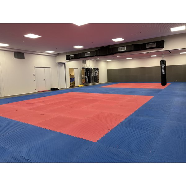 Puzzle Tiles | Five | Blue | 100 x 100 cm - Copy - Copy