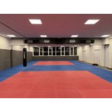 Puzzle Tiles | Five | Blue | 100 x 100 cm - Copy - Copy