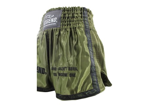 Kickboks Broekje Army Green Kids/Volwassenen