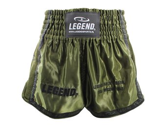 Kickboks Broekje Army Green Kids/Volwassenen