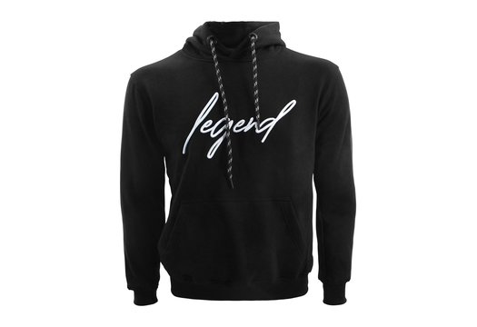 Hoodie Heren / Dames Signature line Zwart