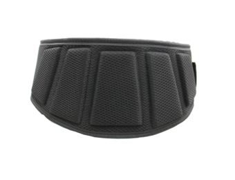 Fitness Riem Support Heren/Dames Zwart Mesh