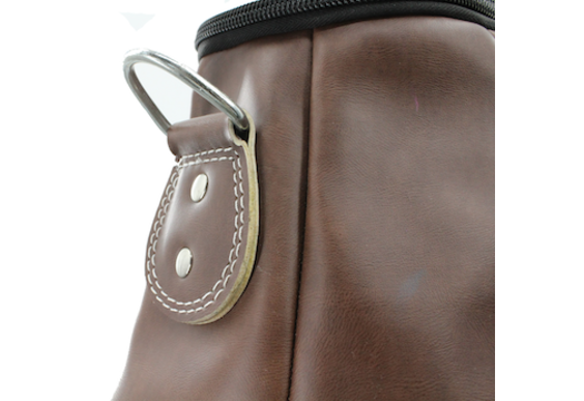 Ronde Opstoot Bokszak Vintage Panda Hide leather™ 3 jaar Garantie
