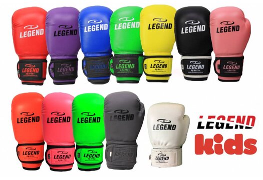 Kinder Bokshandschoenen 1-5 jaar Neon Roze 2OZ PU