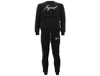 Joggingpak sweater Heren/Dames signature Milano zwart