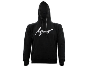 Hoodie Heren / Dames Signature Milano Zwart