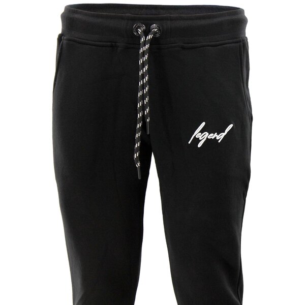Joggingbroek dames/heren signature Milano zwart