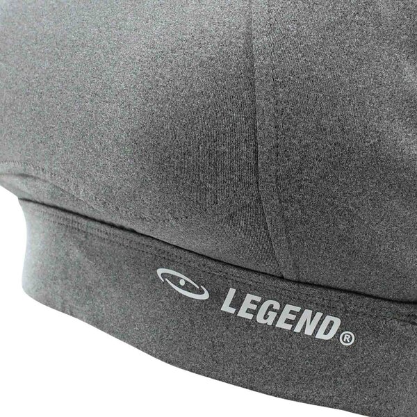 Trendy Racerback Sports Bra Grey