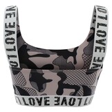 Women's Sports Bra Army Pink