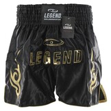 Kickboxing Shorts Long Model Kids/Adult Gold Satin