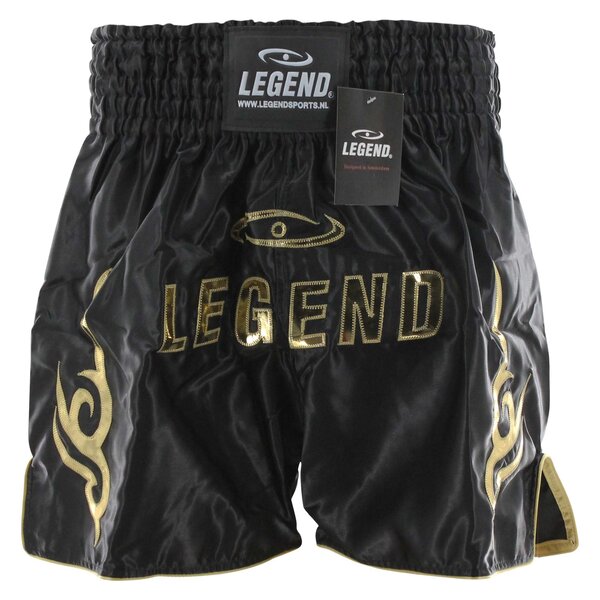 Kickboxing Shorts Long Model Kids/Adult Gold Satin