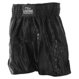 Kickboxing Shorts Long Model Kids/Adults Black Satin