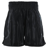Kickboxing Shorts Long Model Kids/Adults Black Satin
