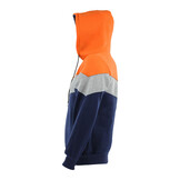 Hoodie Legend tricolore dames/heren Oranje fleece Hoodie Legend tricolore dames/heren Oranje fleece