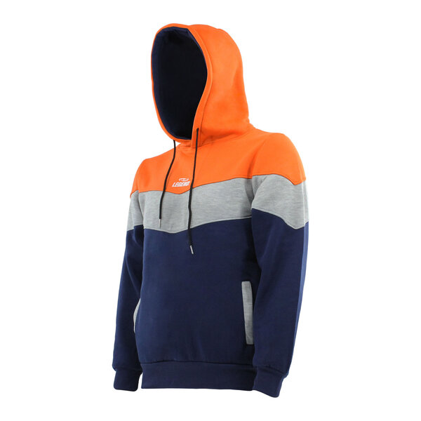 Hoodie Legend tricolore dames/heren Oranje fleece Hoodie Legend tricolore dames/heren Oranje fleece