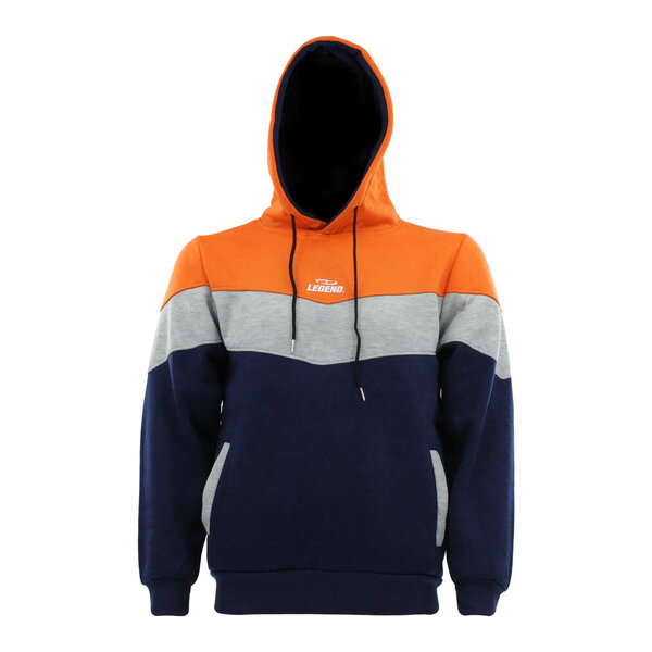 Hoodie Legend tricolore ladies/men Orange fleece Hoodie Legend tricolore ladies/men Orange fleece