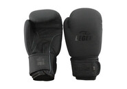 Kinder Bokshandschoenen Mat Zwart 6oz Leer