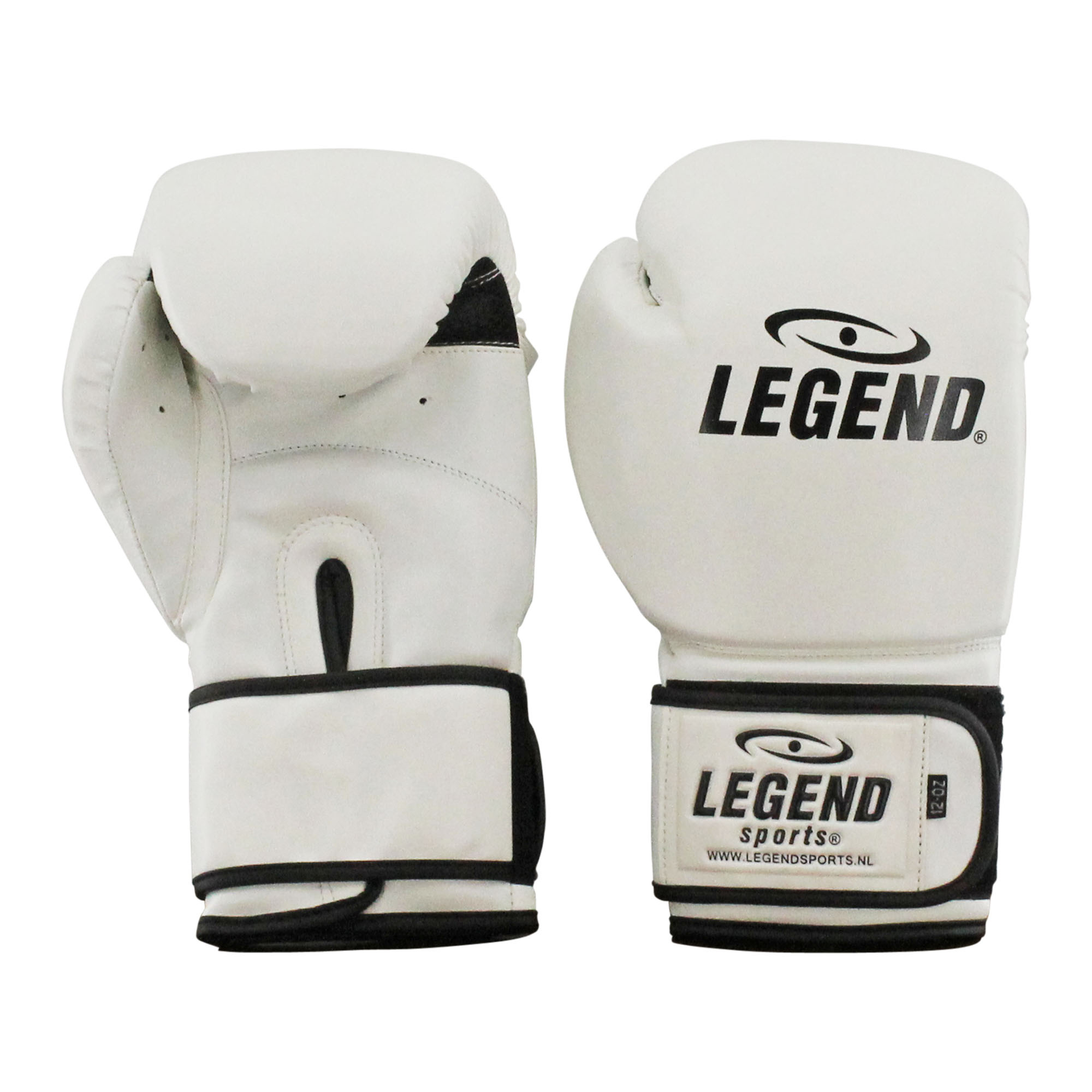 Powerfit & Protect Boxing Gloves Men/Women White PU