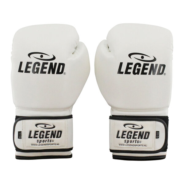 Powerfit & Protect Boxing Gloves Men/Women White PU