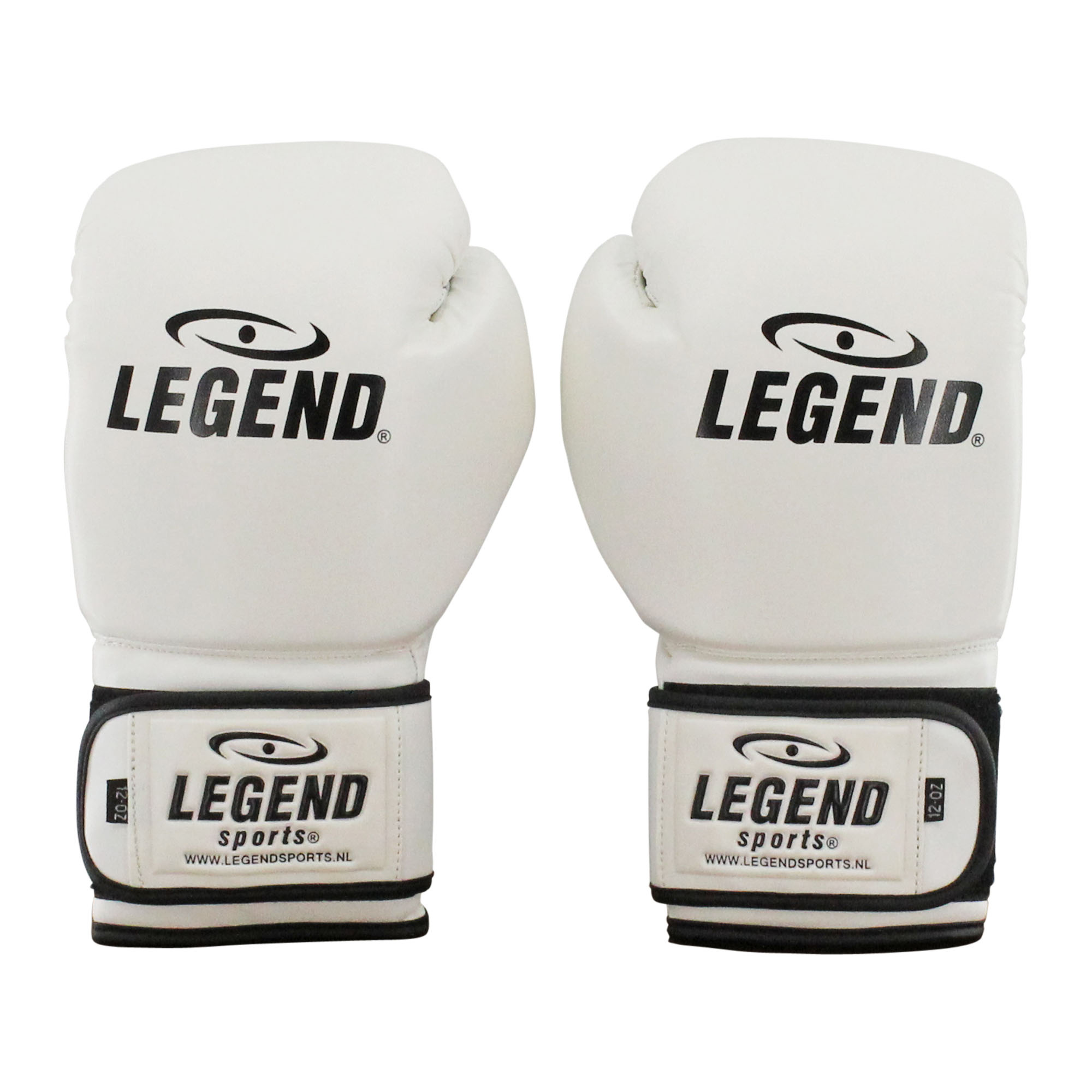 Powerfit & Protect Boxing Gloves Men/Women White PU
